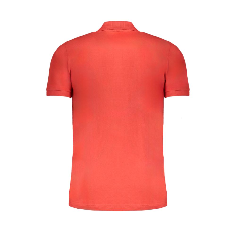 Gianmarco Venturi Red Cotton Men Polo Shirt | Regal Royce
