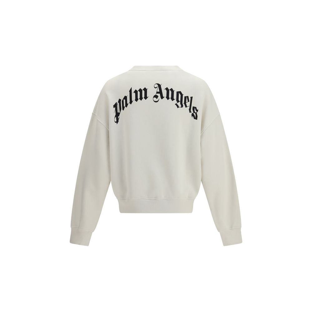 Palm Angels Beige Cotton Sweatshirt | Regal Royce