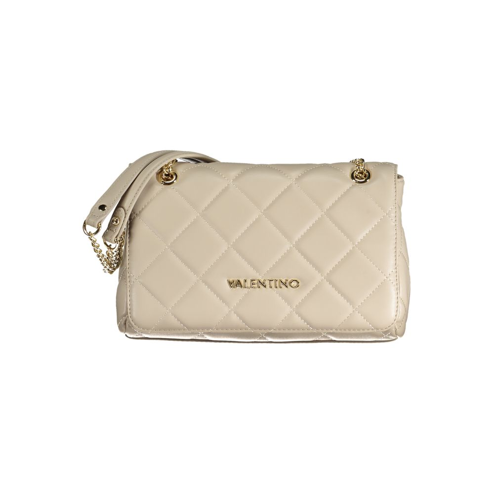 Mario Valentino Beige Polyurethane Women's Bag | Regal Royce