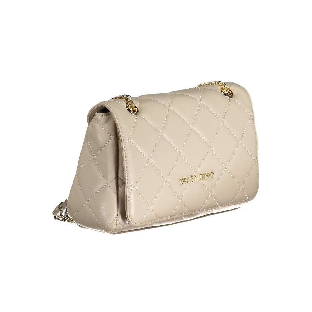 Mario Valentino Beige Polyurethane Women's Bag | Regal Royce