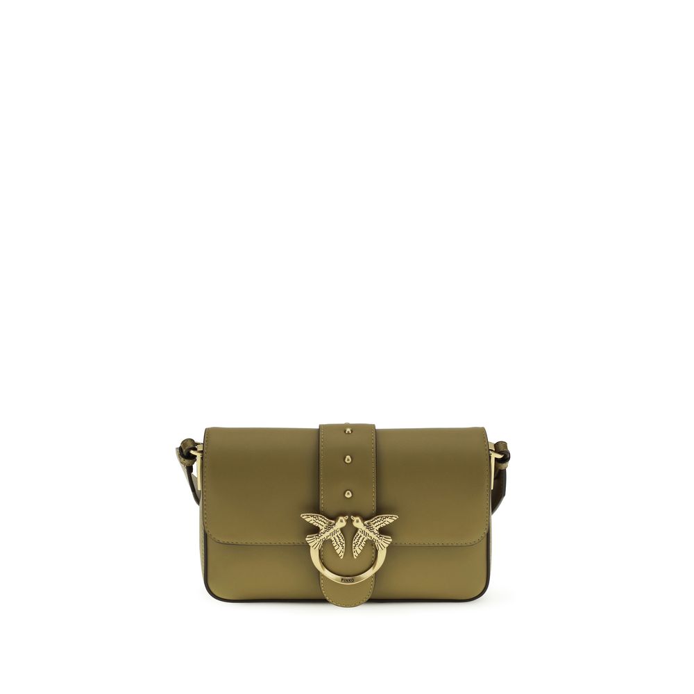 PINKO Bicolor Calf Leather Bos Taurus Shoulder Bag | Regal Royce