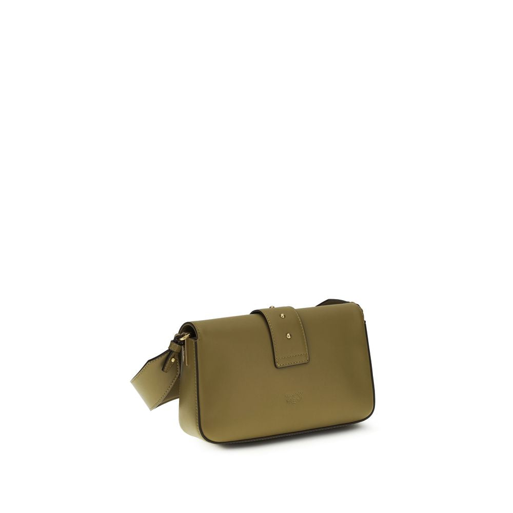 PINKO Bicolor Calf Leather Bos Taurus Shoulder Bag | Regal Royce