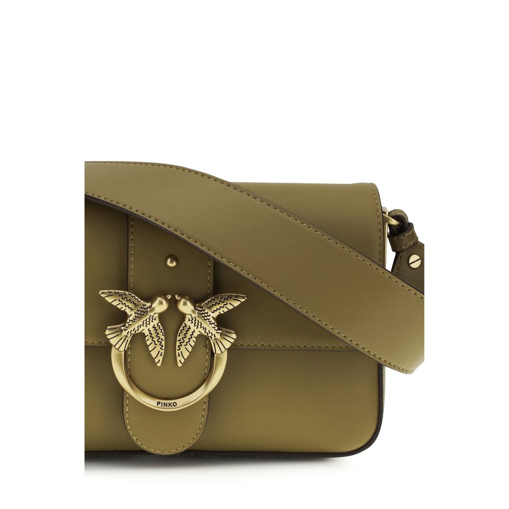 PINKO Bicolor Calf Leather Bos Taurus Shoulder Bag | Regal Royce