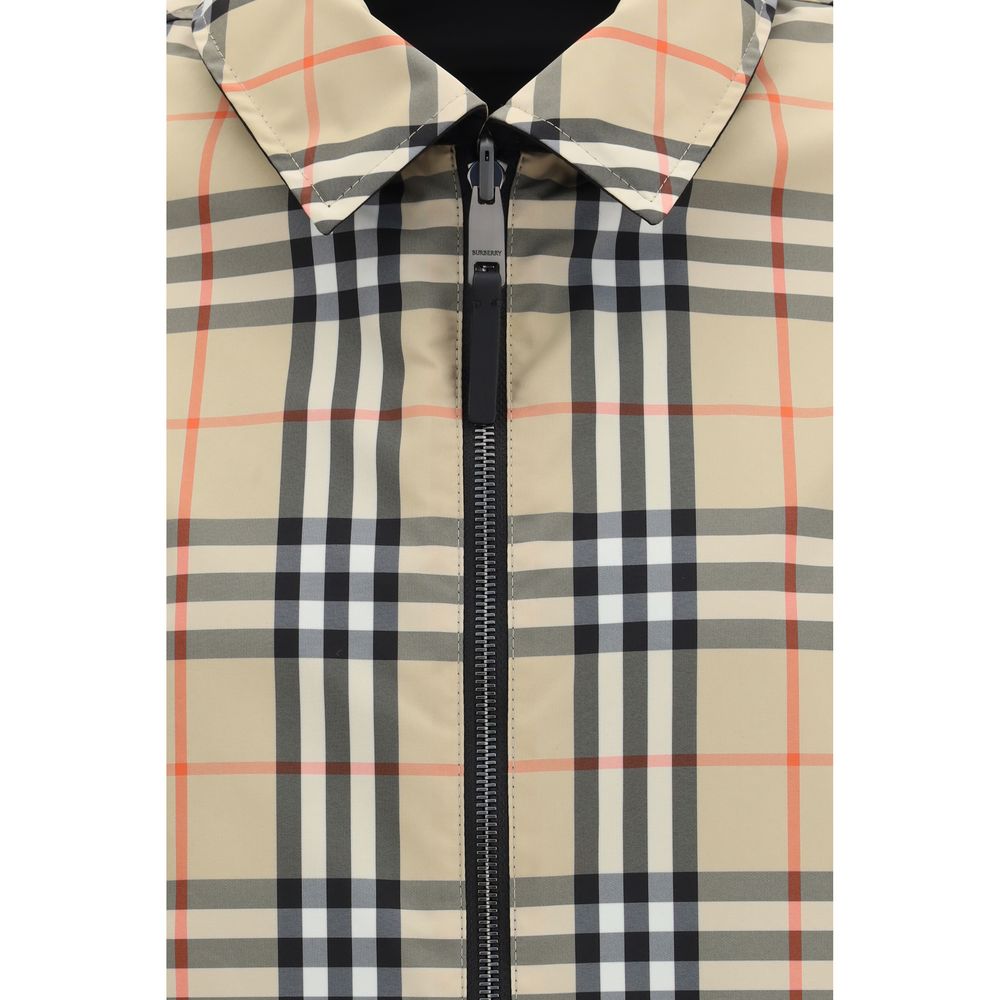 Burberry Black Polyamide Full-Length Jacket | Regal Royce