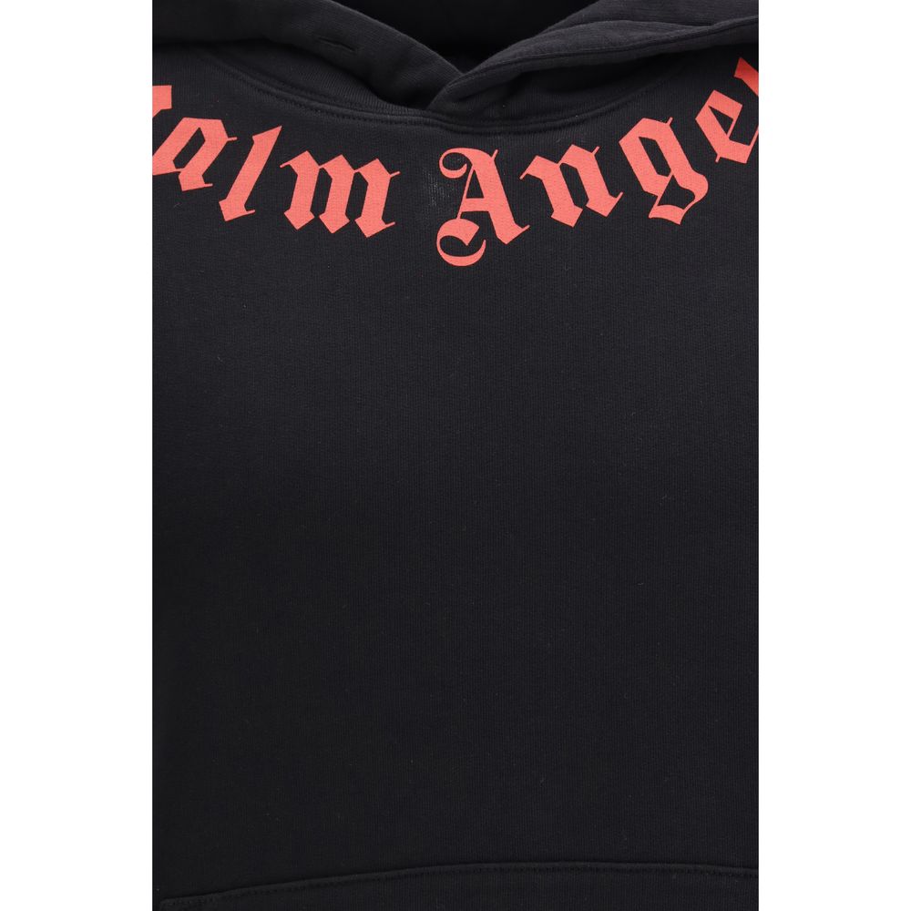 Palm Angels Black Cotton Sweatshirt | Regal Royce