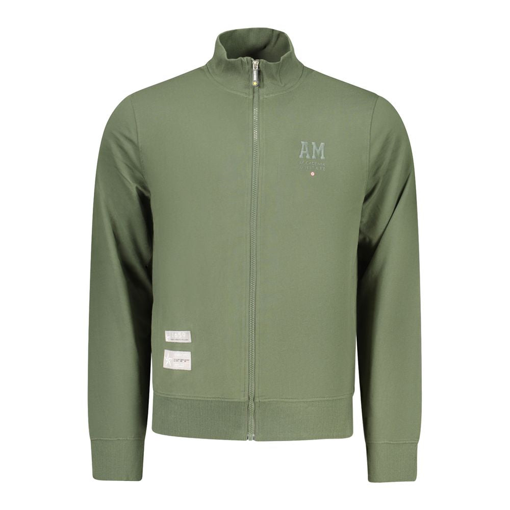 Accademia Militare Verde Cotton Men Sweatshirt | Regal Royce