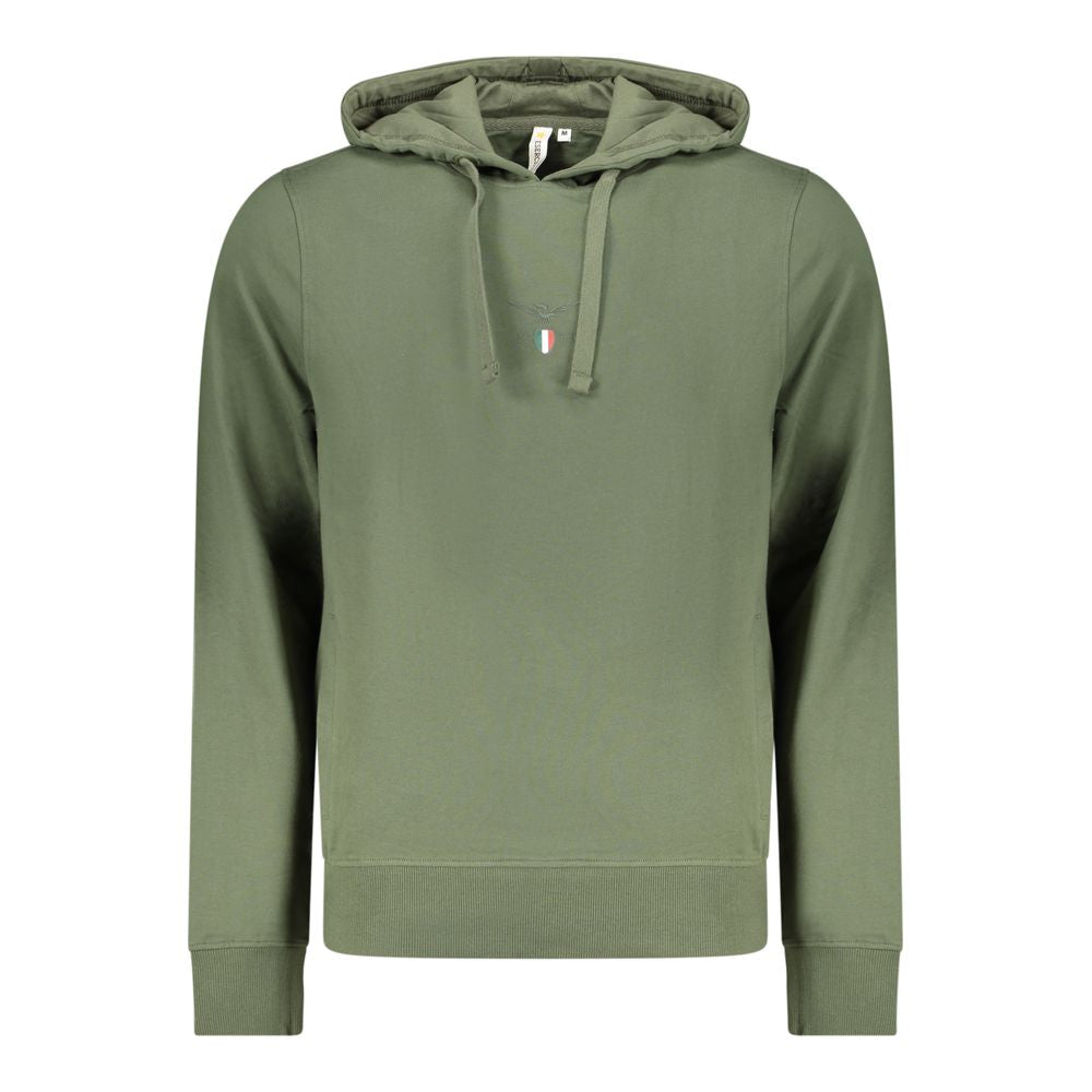 Accademia Militare Verde Cotton Men Hoodie | Regal Royce
