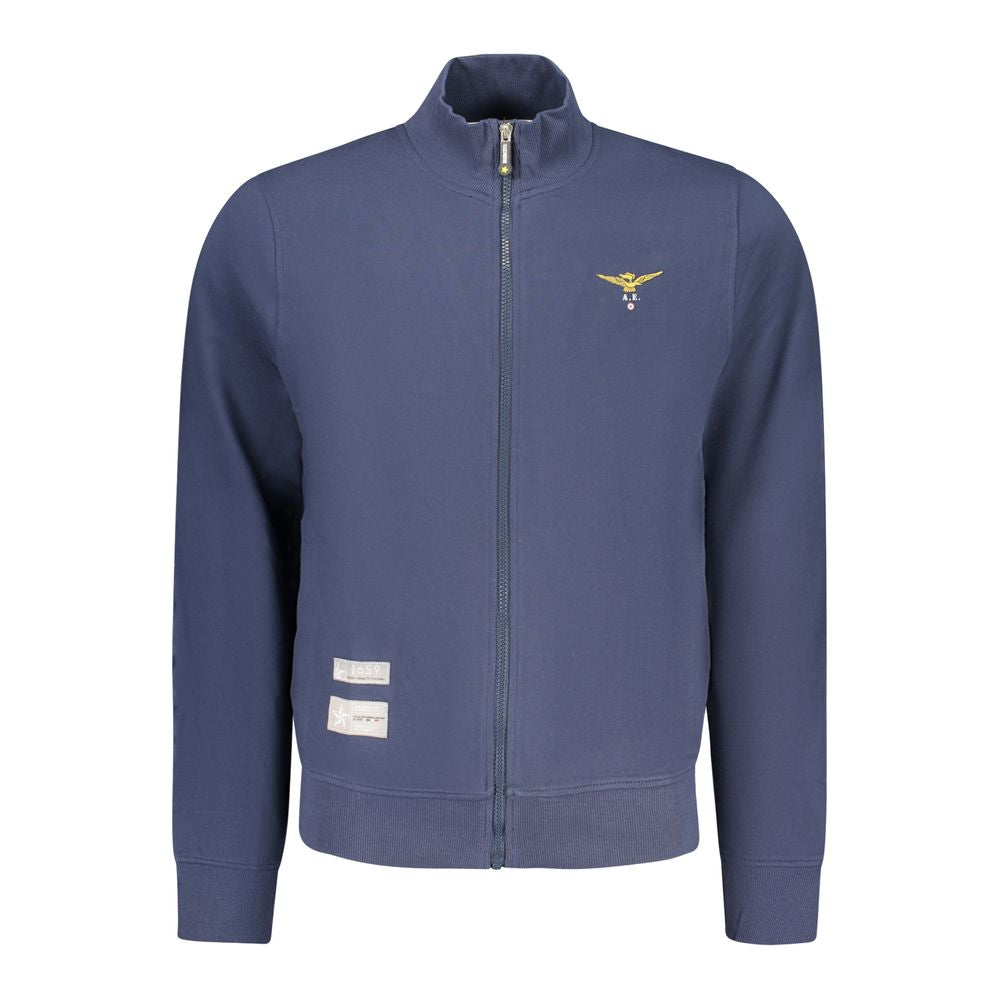 Accademia Militare Blue Cotton Men's Sweatshirt | Regal Royce