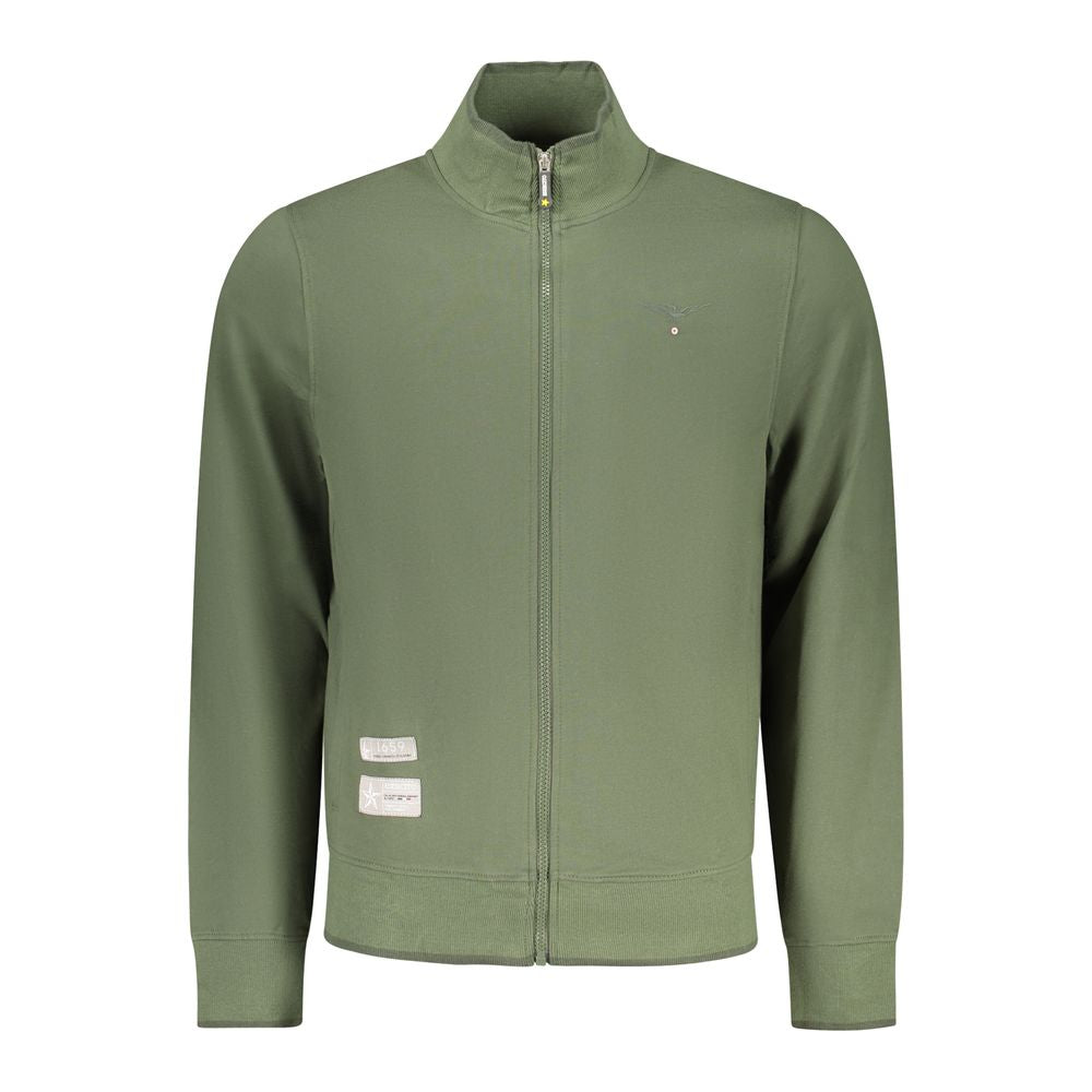Accademia Militare Verde Cotton Men Sweatshirt | Regal Royce