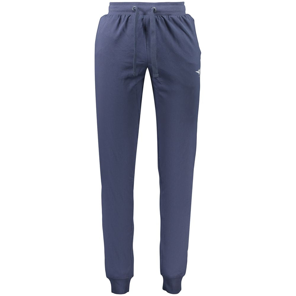 Accademia Militare Blu Cotton Men Sports Trouser | Regal Royce