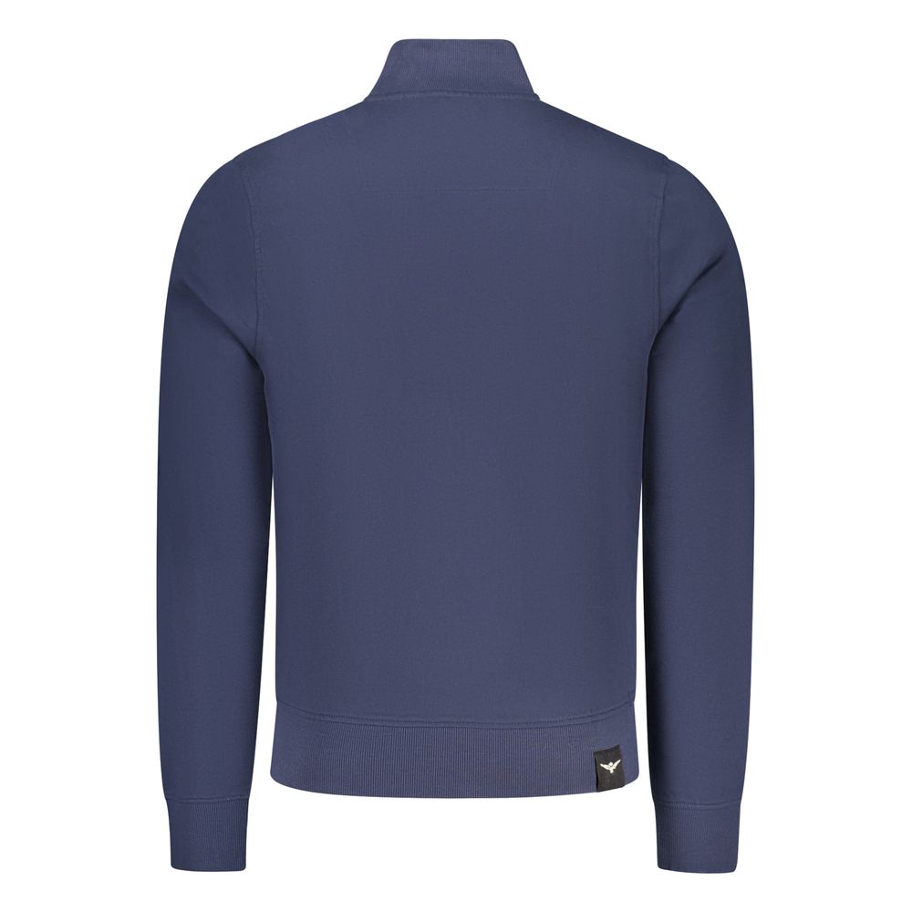 Accademia Militare Blue Cotton Men's Sweatshirt | Regal Royce