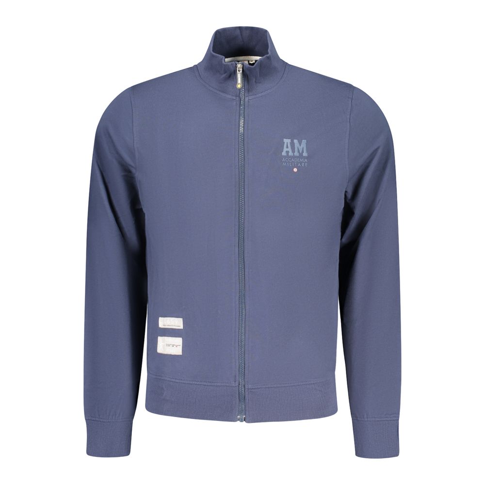 Accademia Militare Blue Cotton Men Sweatshirt | Regal Royce