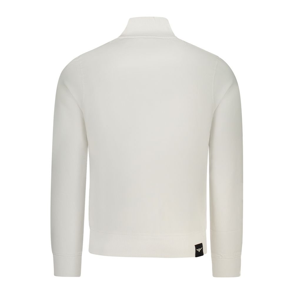 Accademia Militare White Cotton Men's Sweatshirt | Regal Royce