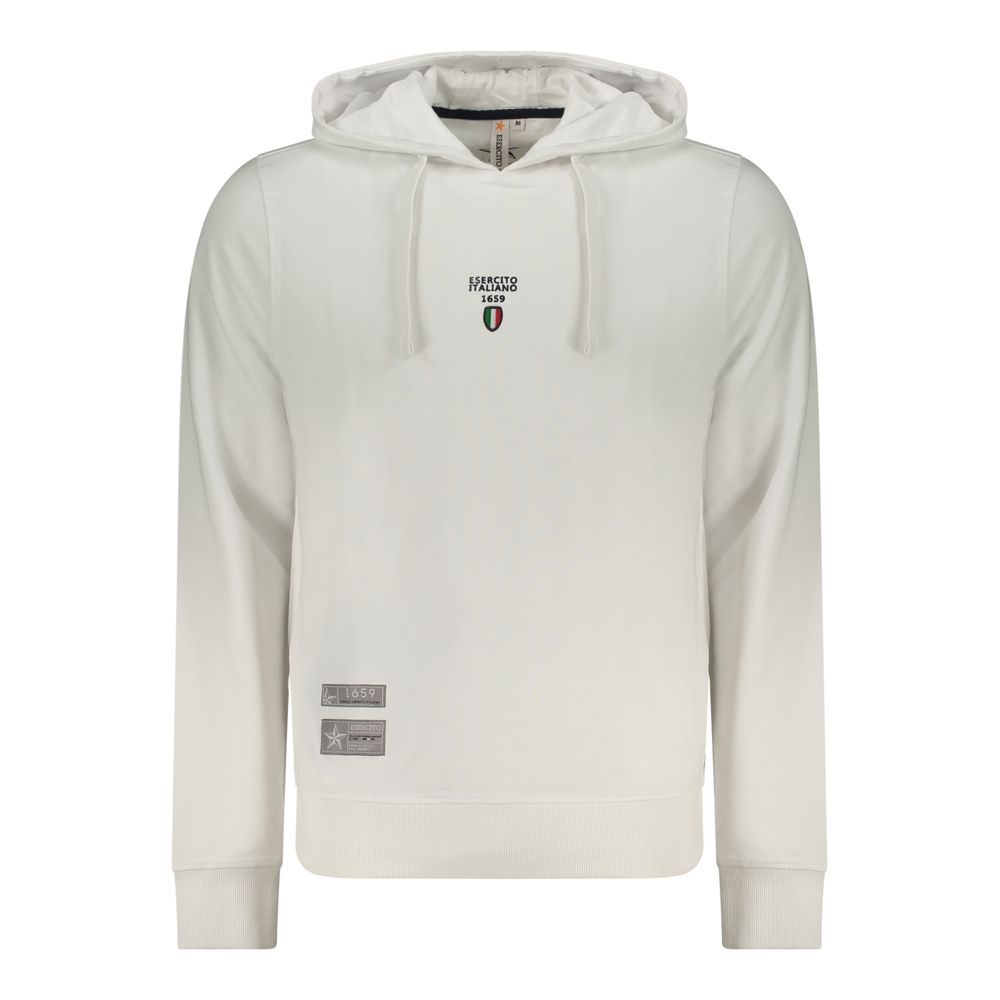 Accademia Militare White Cotton Men's Hoodie | Regal Royce