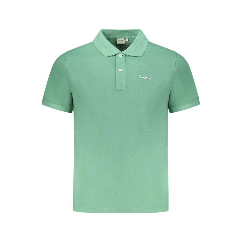 Pepe Jeans Verde Organic Cotton Mens Polo Shirt | Regal Royce