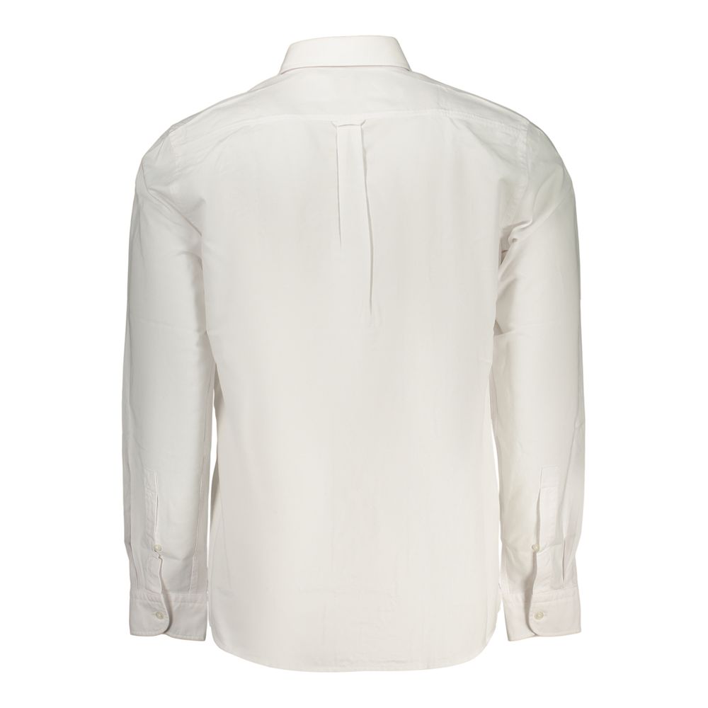 Hugo Boss White Cotton Men's Shirt | Regal Royce