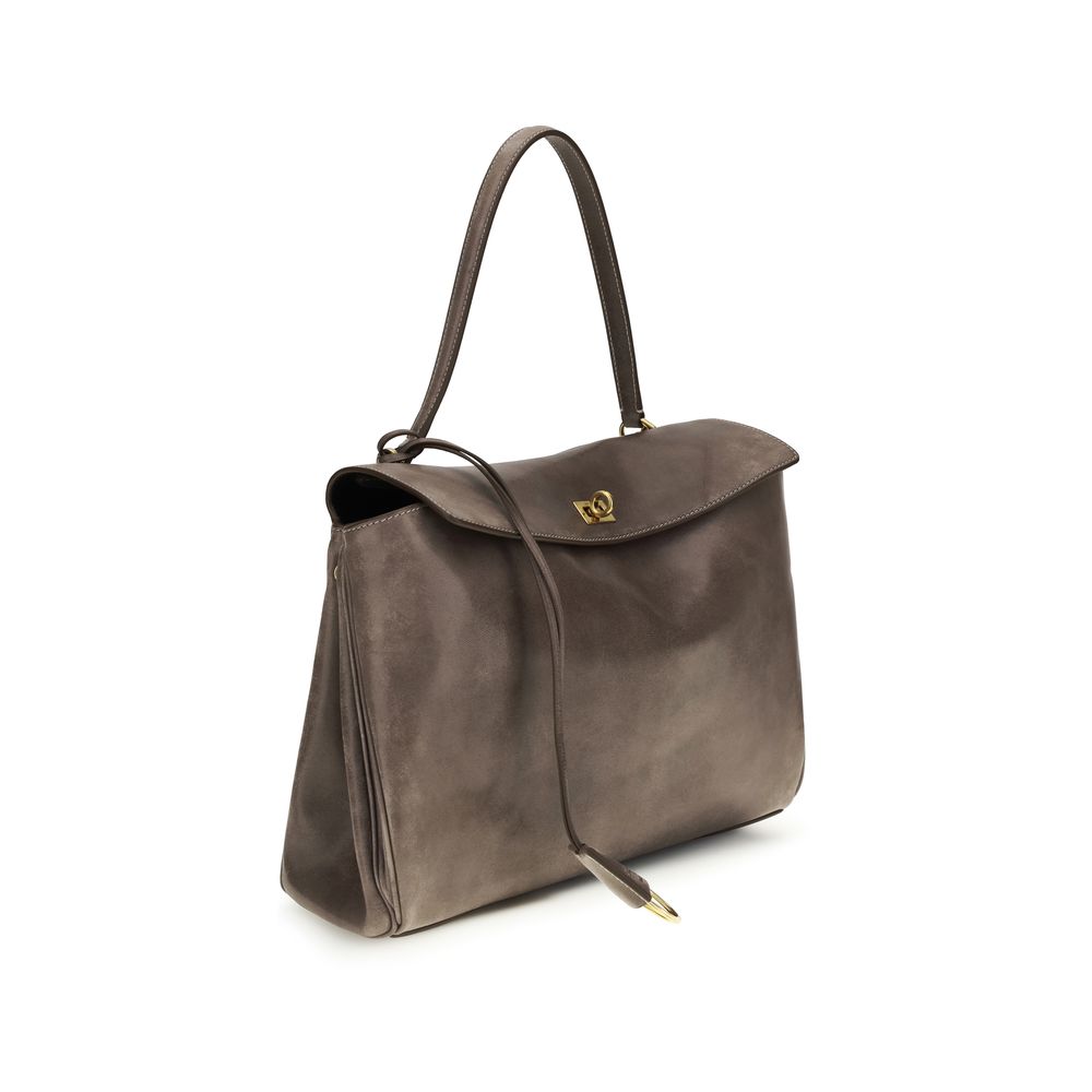 Balenciaga Gray Lamb Ovis Aries Aries Shoulder Bag | Regal Royce