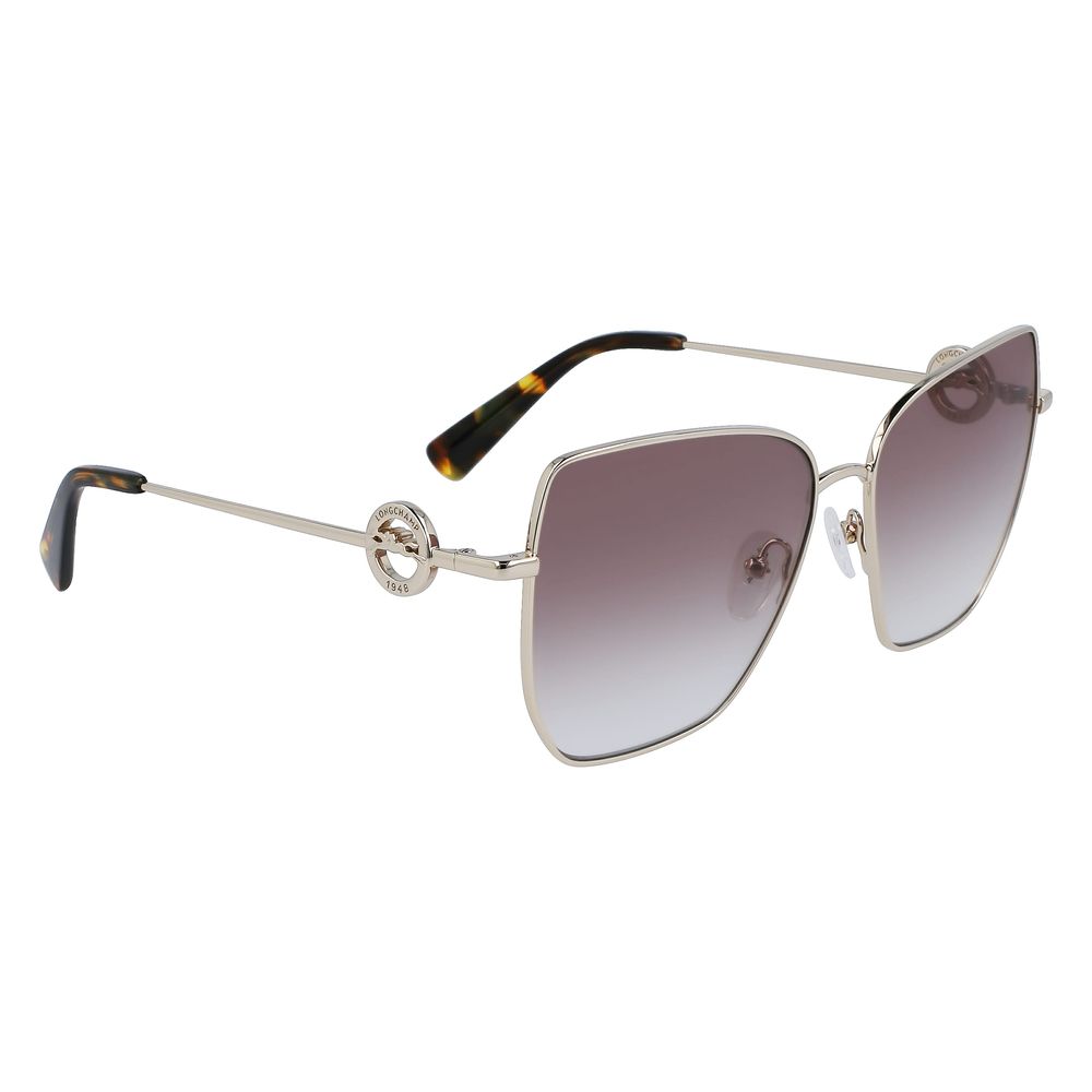 Longchamp Gold Metal Sunglasses | Regal Royce