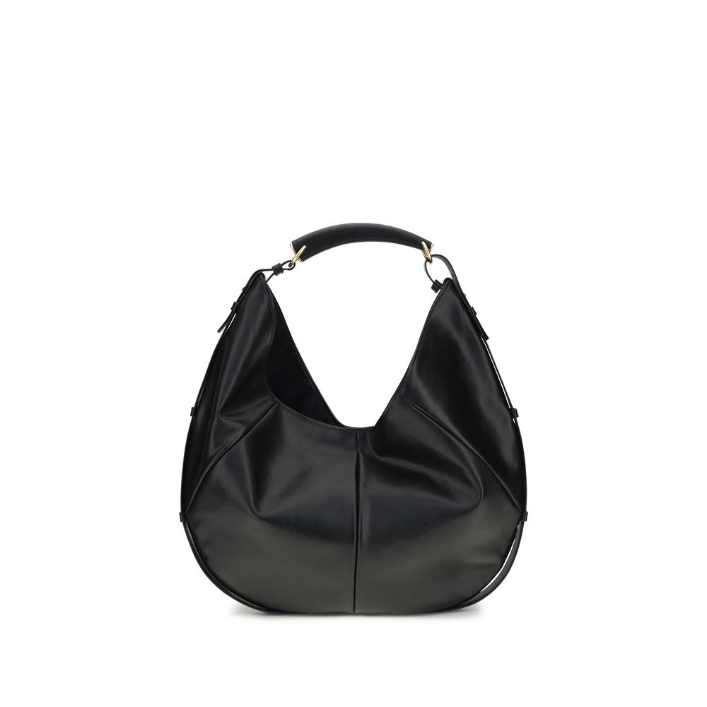 Saint Laurent Black Calf Leather Bos Taurus Shoulder Bag | Regal Royce