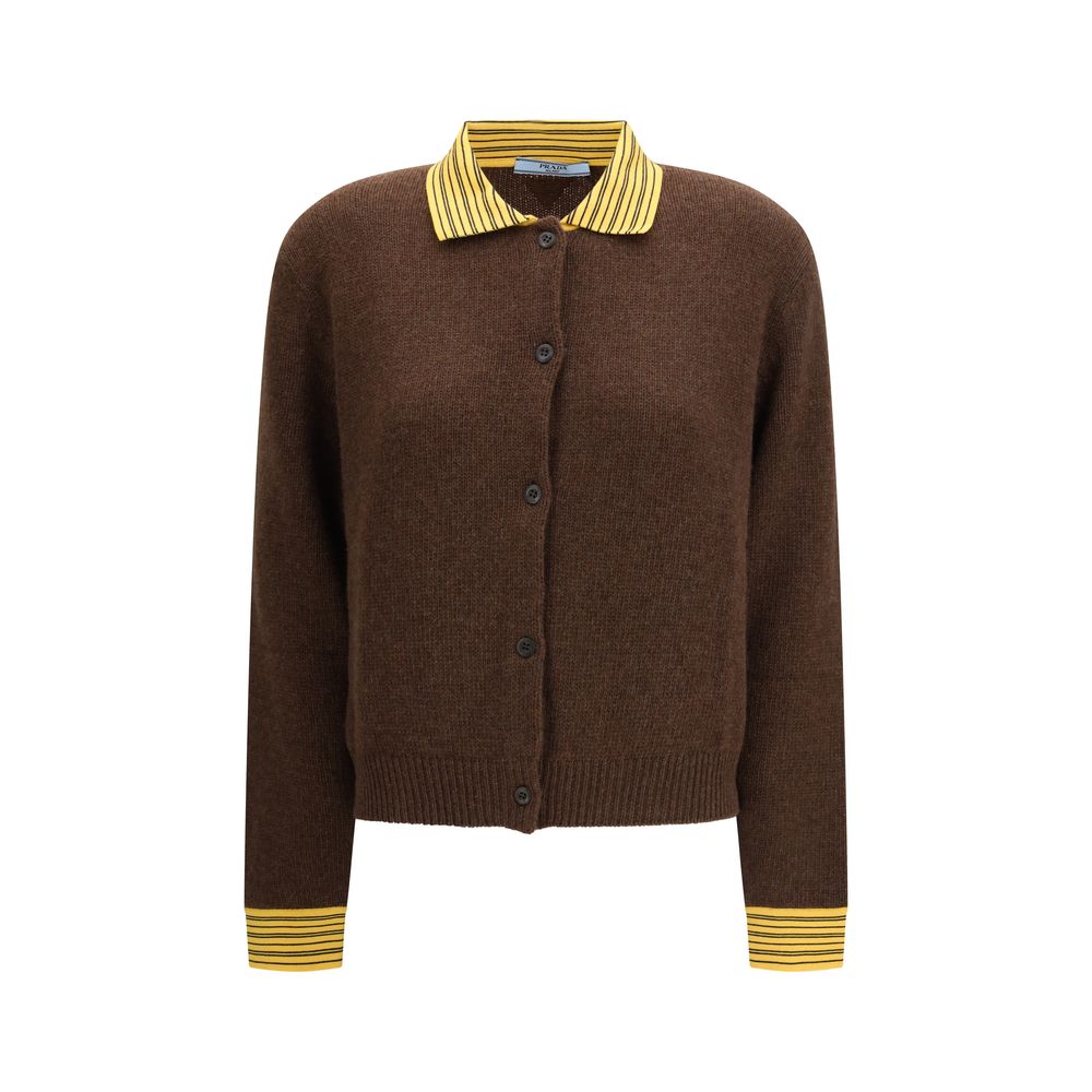 Prada Brown Cashmere Cardigan | Regal Royce