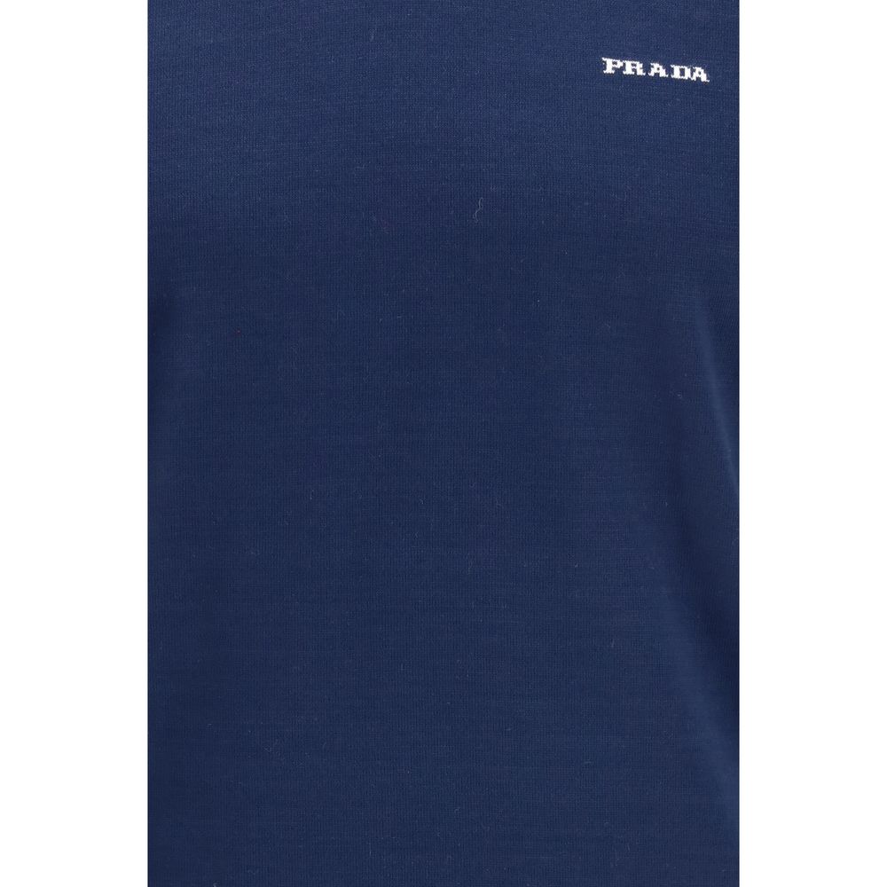 Prada Blue Cotton T-Shirt | Regal Royce