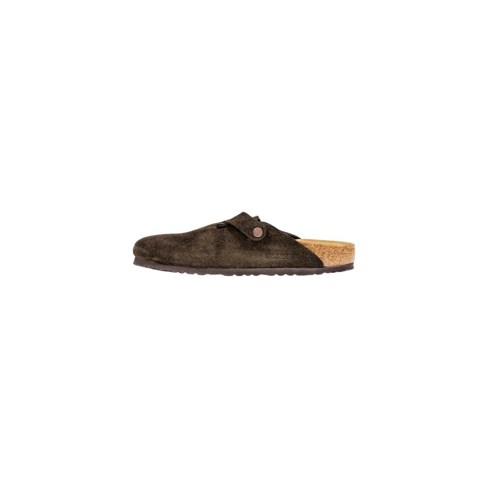 Birkenstock Brown Suede Leather Slippers | Regal Royce