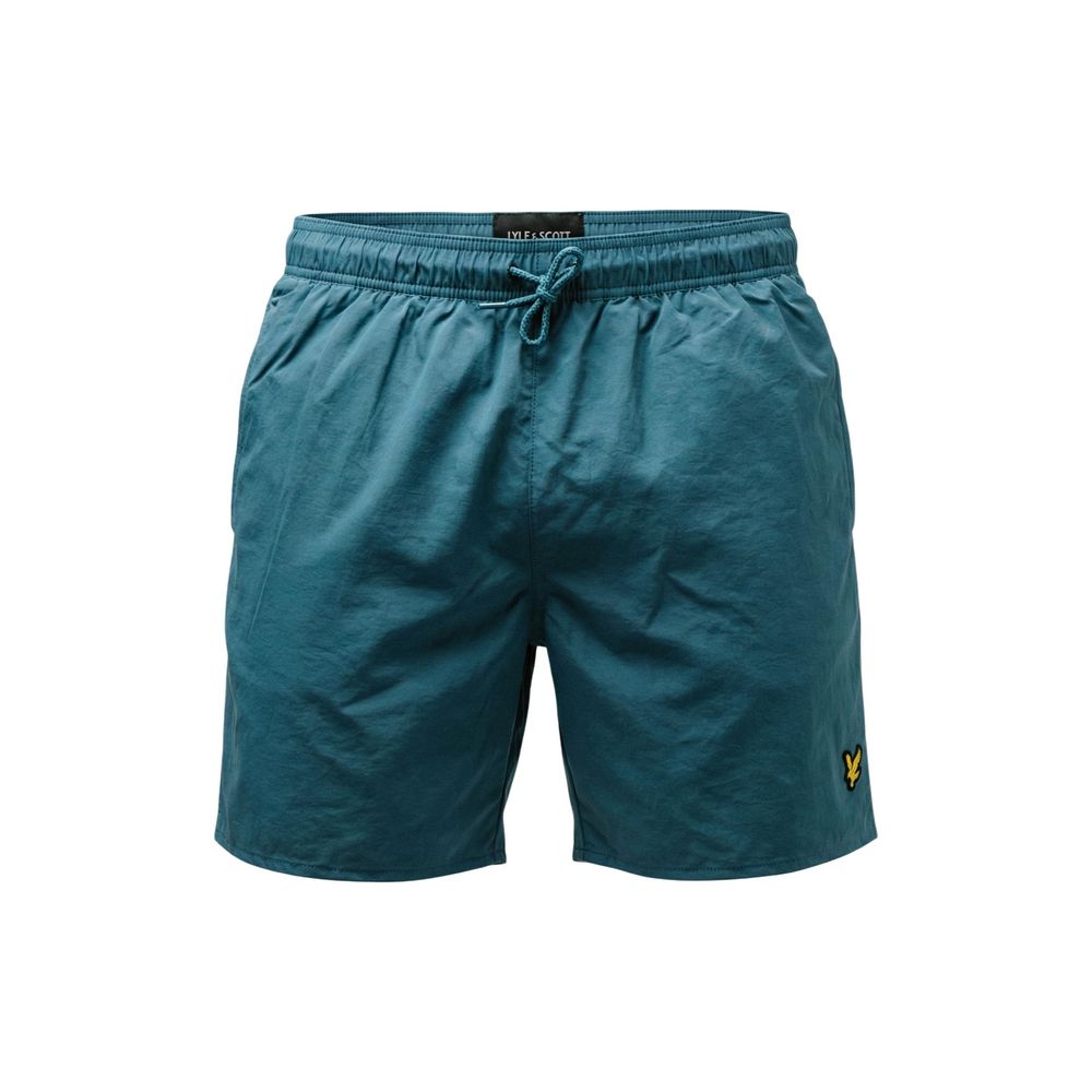 Lyle & Scott Blue Polyamide Swim Shorts | Regal Royce