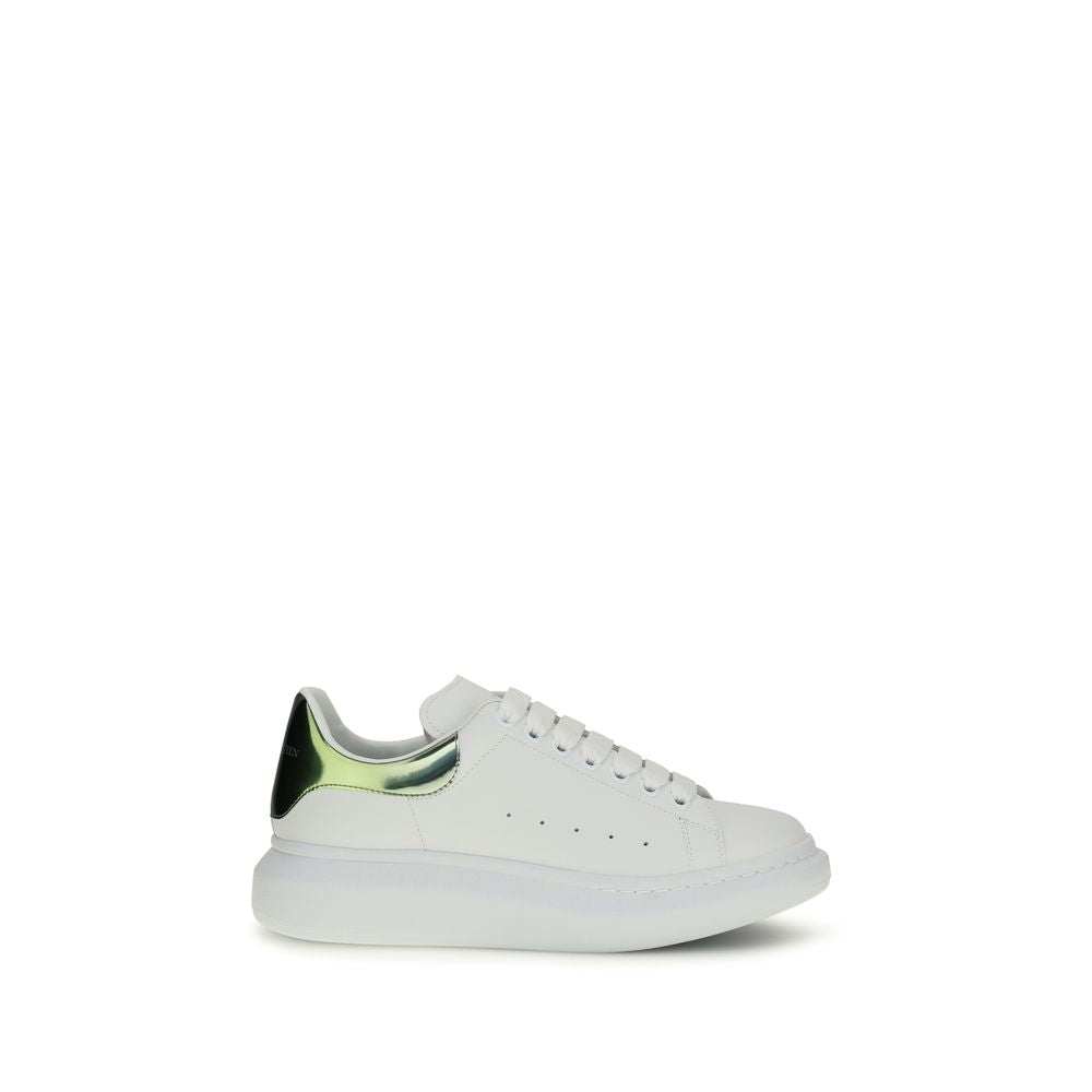 Alexander McQueen White Calf Leather Bos Taurus Platform Sneakers | Regal Royce