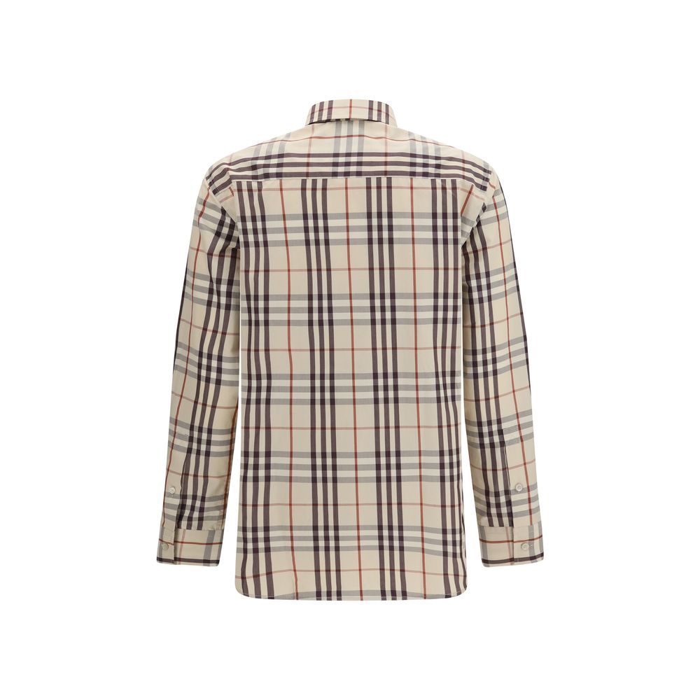 Burberry Beige Cotton Pattern Shirt | Regal Royce