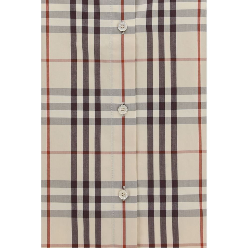 Burberry Beige Cotton Pattern Shirt | Regal Royce