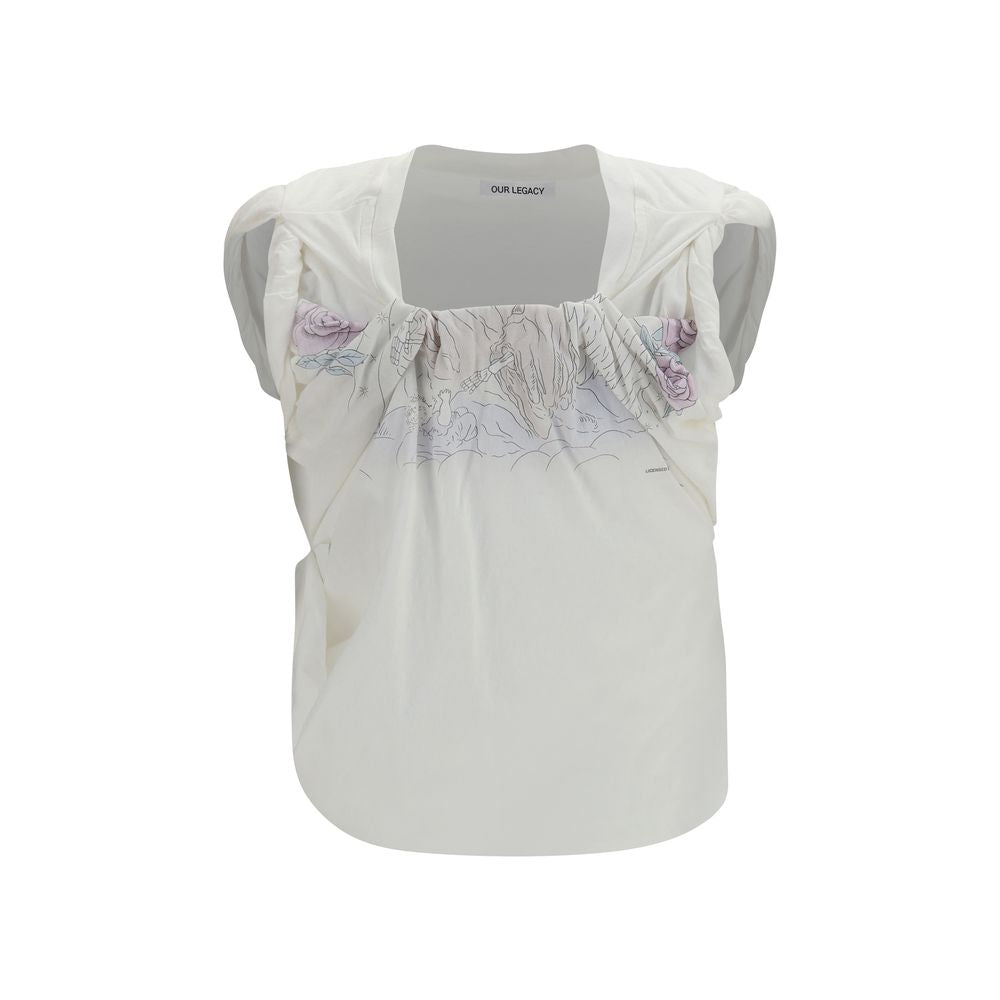 Our Legacy White Cotton T-Shirt | Regal Royce