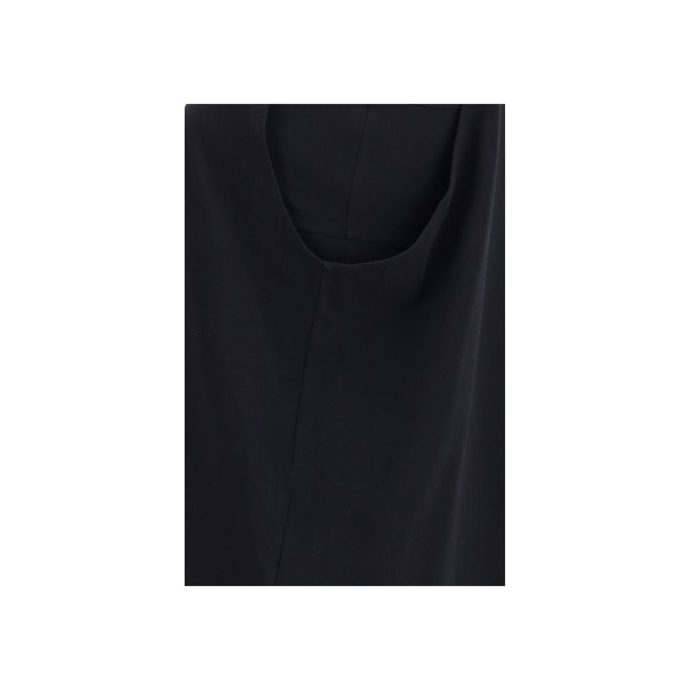 Darkpark Black Cotton Sleeveles T-Shirt | Regal Royce