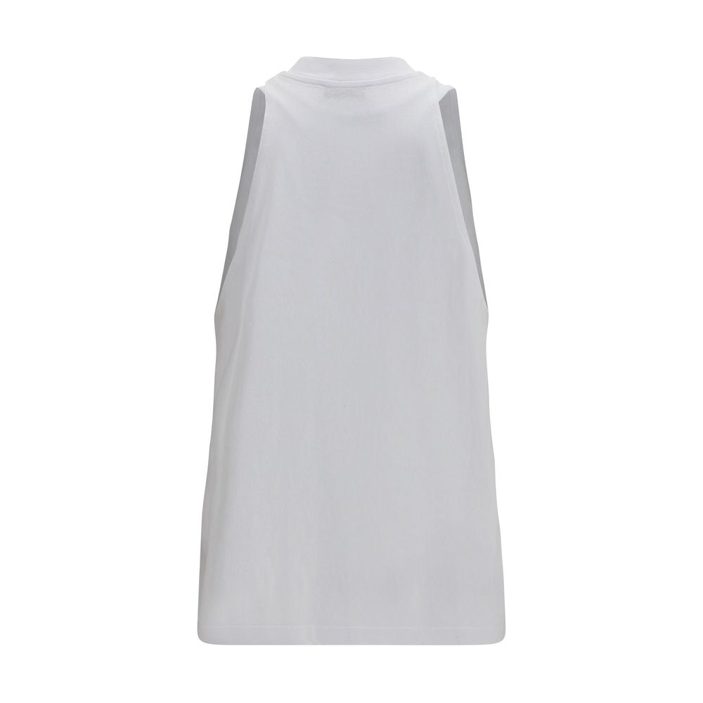 Darkpark White Cotton Tank Tops | Regal Royce
