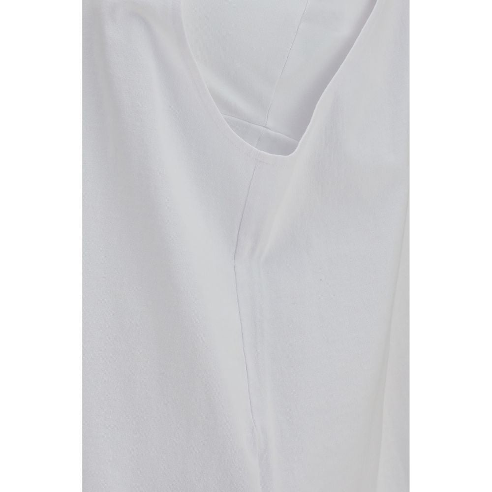 Darkpark White Cotton Tank Tops | Regal Royce
