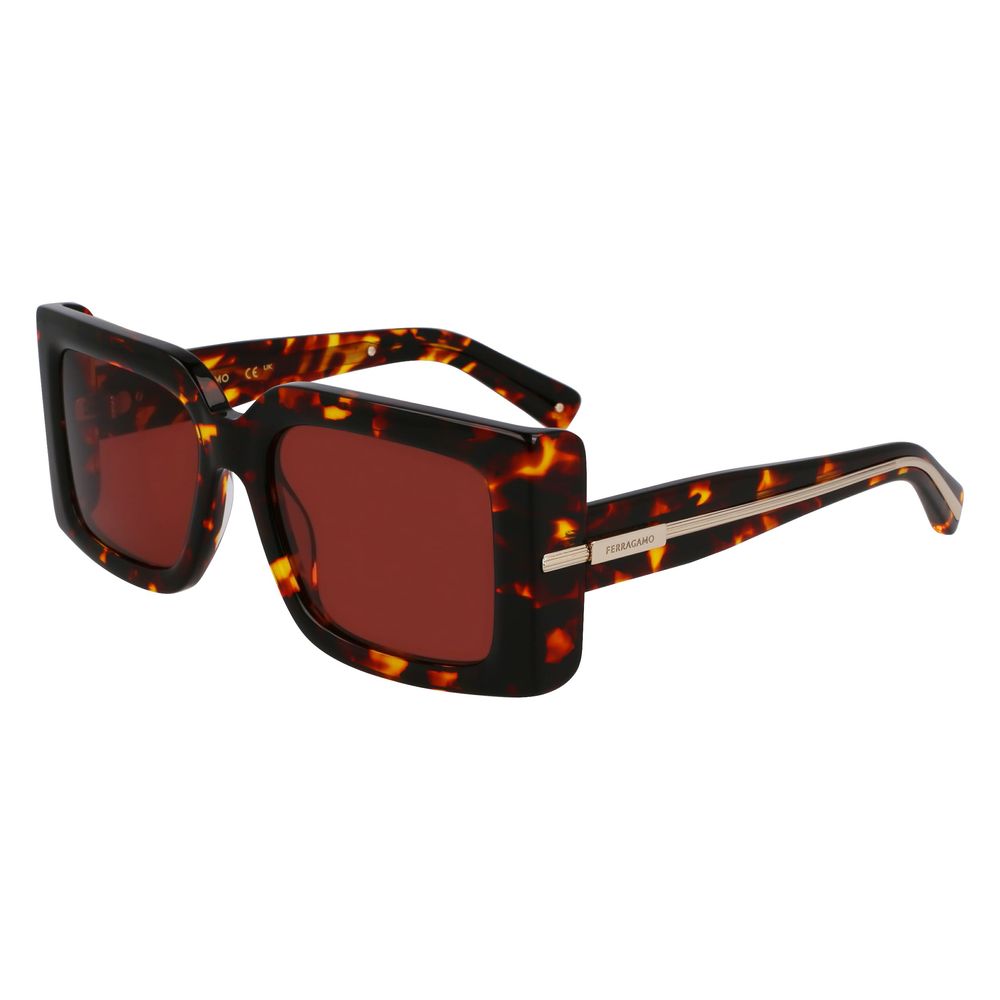 Ferragamo Brown Acetate Sunglasses | Regal Royce