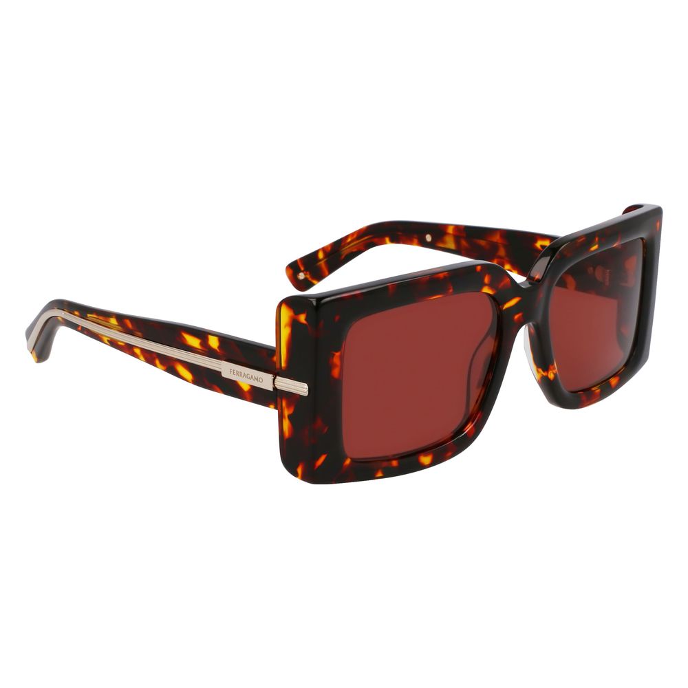 Ferragamo Brown Acetate Sunglasses | Regal Royce