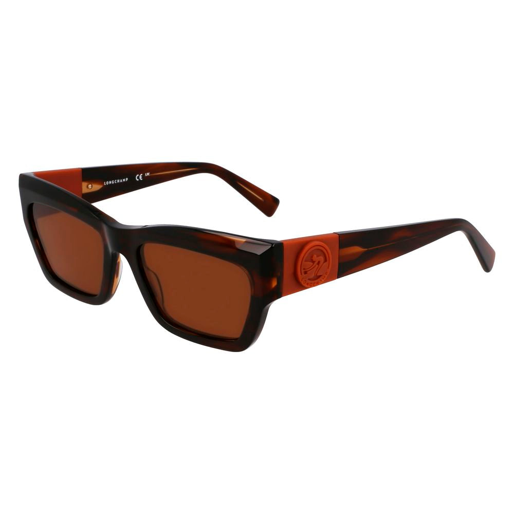 Longchamp Brown Acetate Sunglasses | Regal Royce