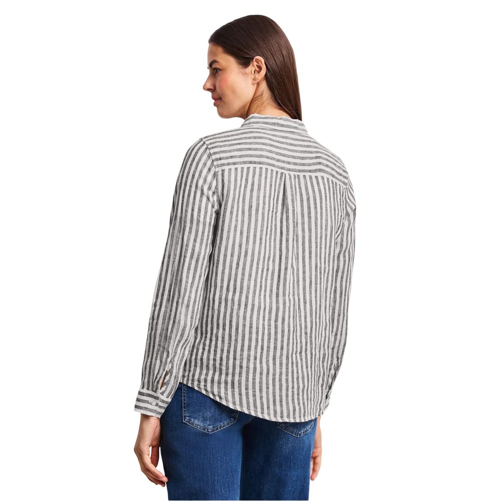 Street One Brown Linen Blouse | Regal Royce