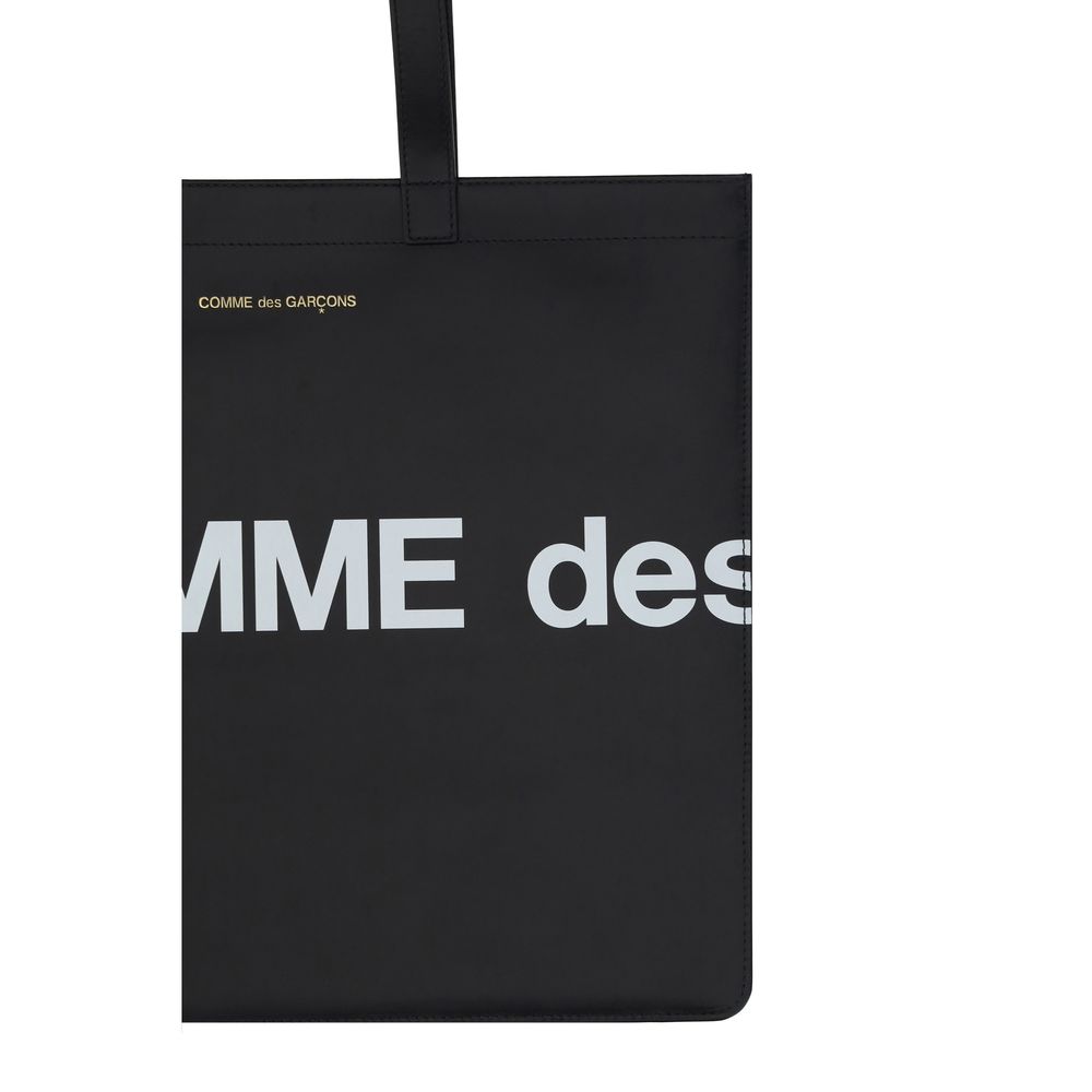 Comme Des Garçons Black Calf Leather Bos Taurus Shoulder Bag | Regal Royce