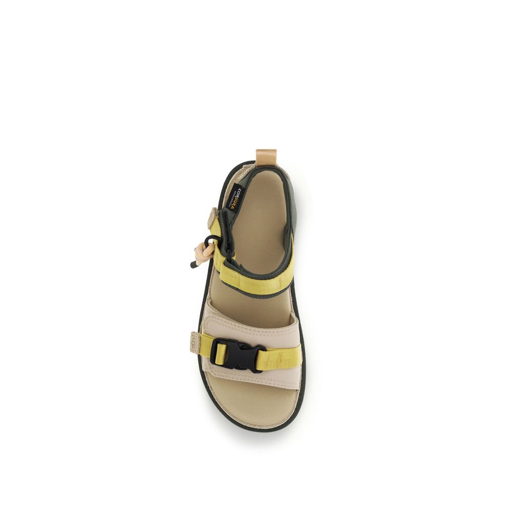 UGG Beige Other Fibres Flat Sandals | Regal Royce