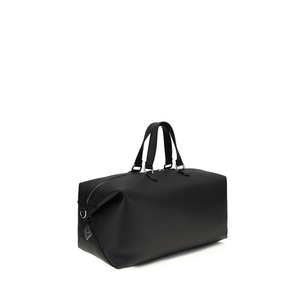 Fendi Black Calf Leather Bos Taurus Luggage And Travel | Regal Royce
