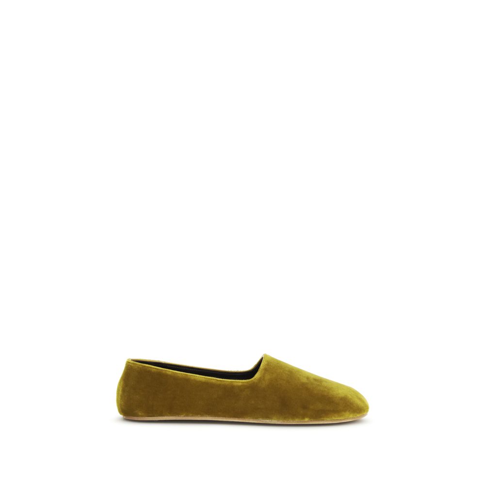The Row Bicolor Cotton Slip-On Loafers | Regal Royce
