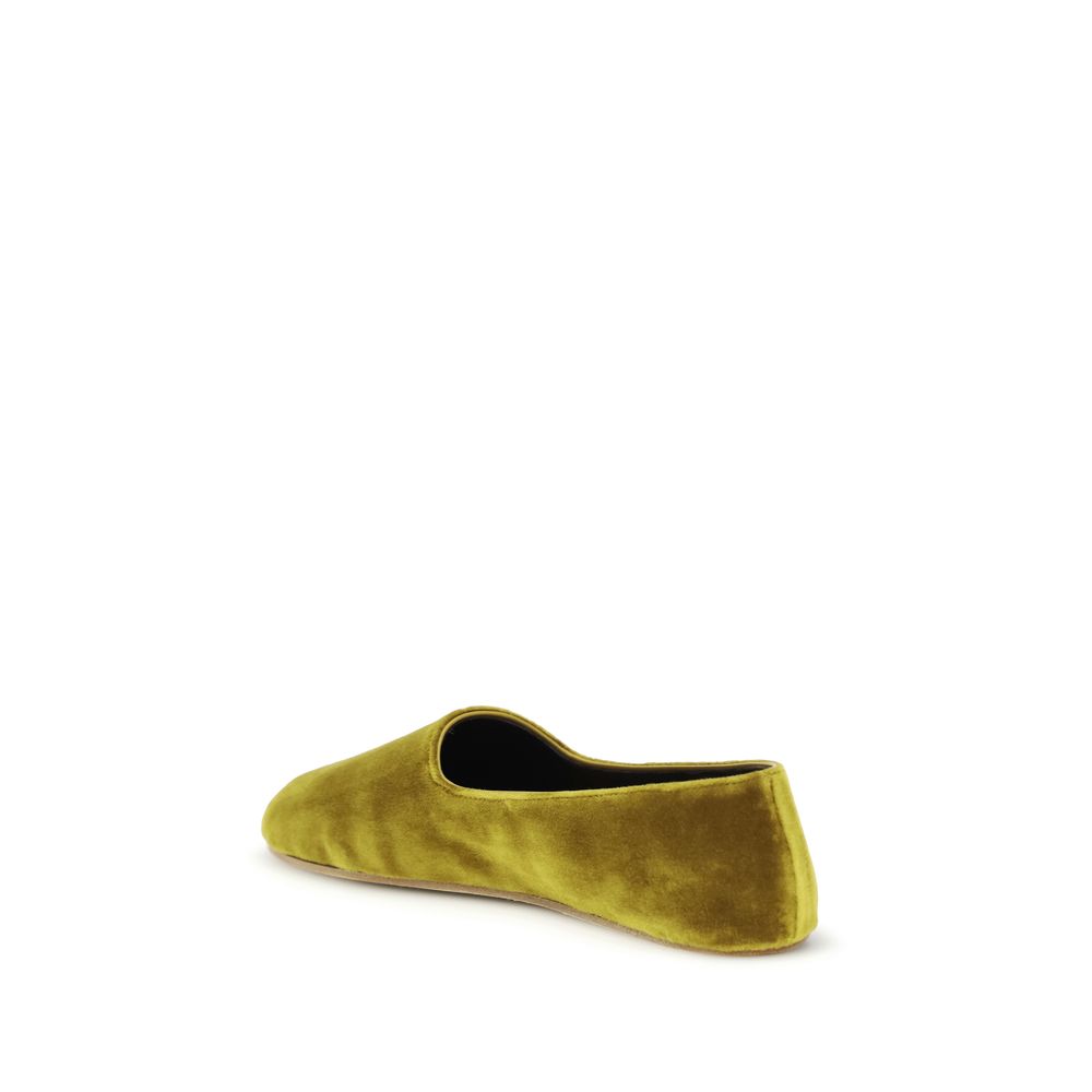 The Row Bicolor Cotton Slip-On Loafers | Regal Royce