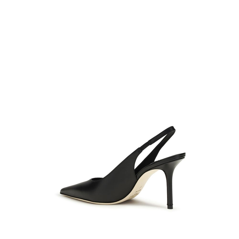 Jimmy Choo Black Calf Leather Bos Taurus Platform Pumps | Regal Royce