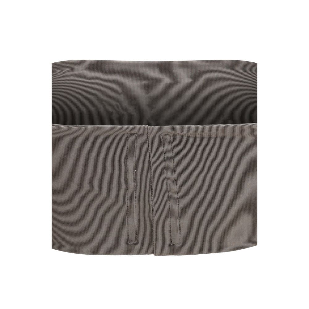 Rick Owens Gray Viscose Sleeveles T-Shirt | Regal Royce