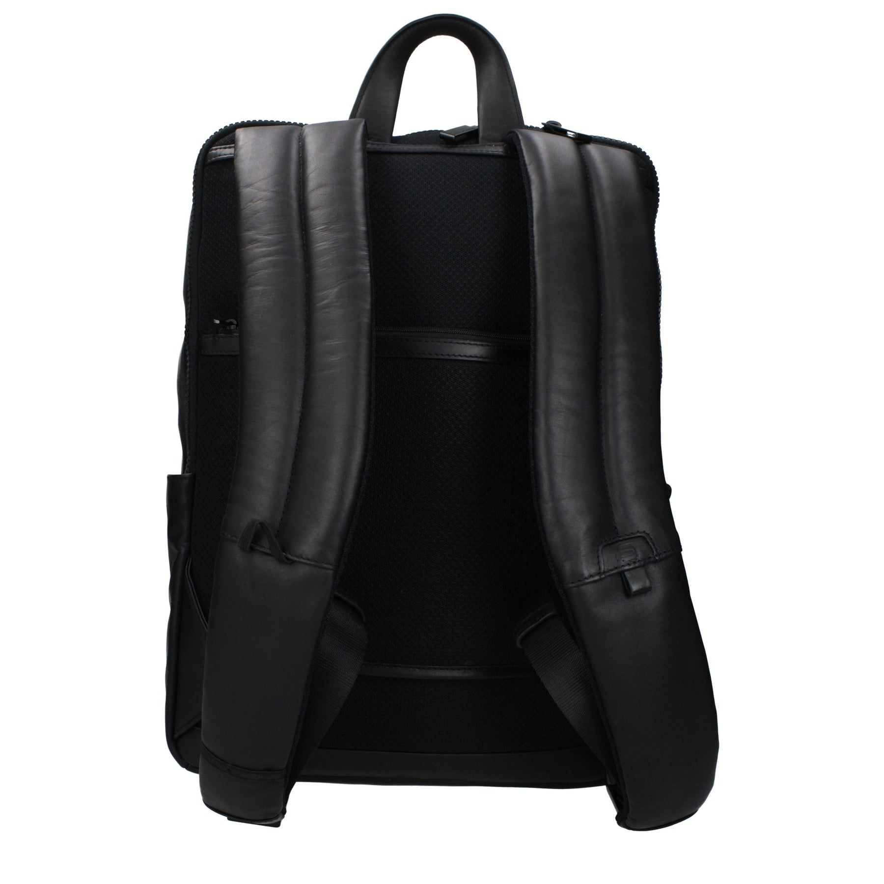 Piquadro Black Leather Backpack | Regal Royce
