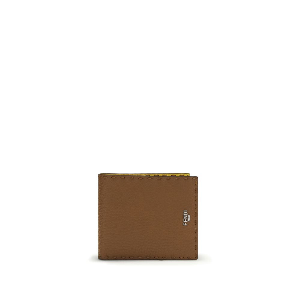 Fendi Brown Calf Leather Bos Taurus Wallet | Regal Royce