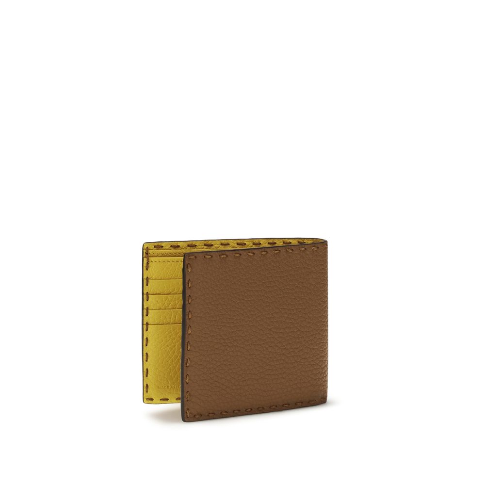 Fendi Brown Calf Leather Bos Taurus Wallet | Regal Royce