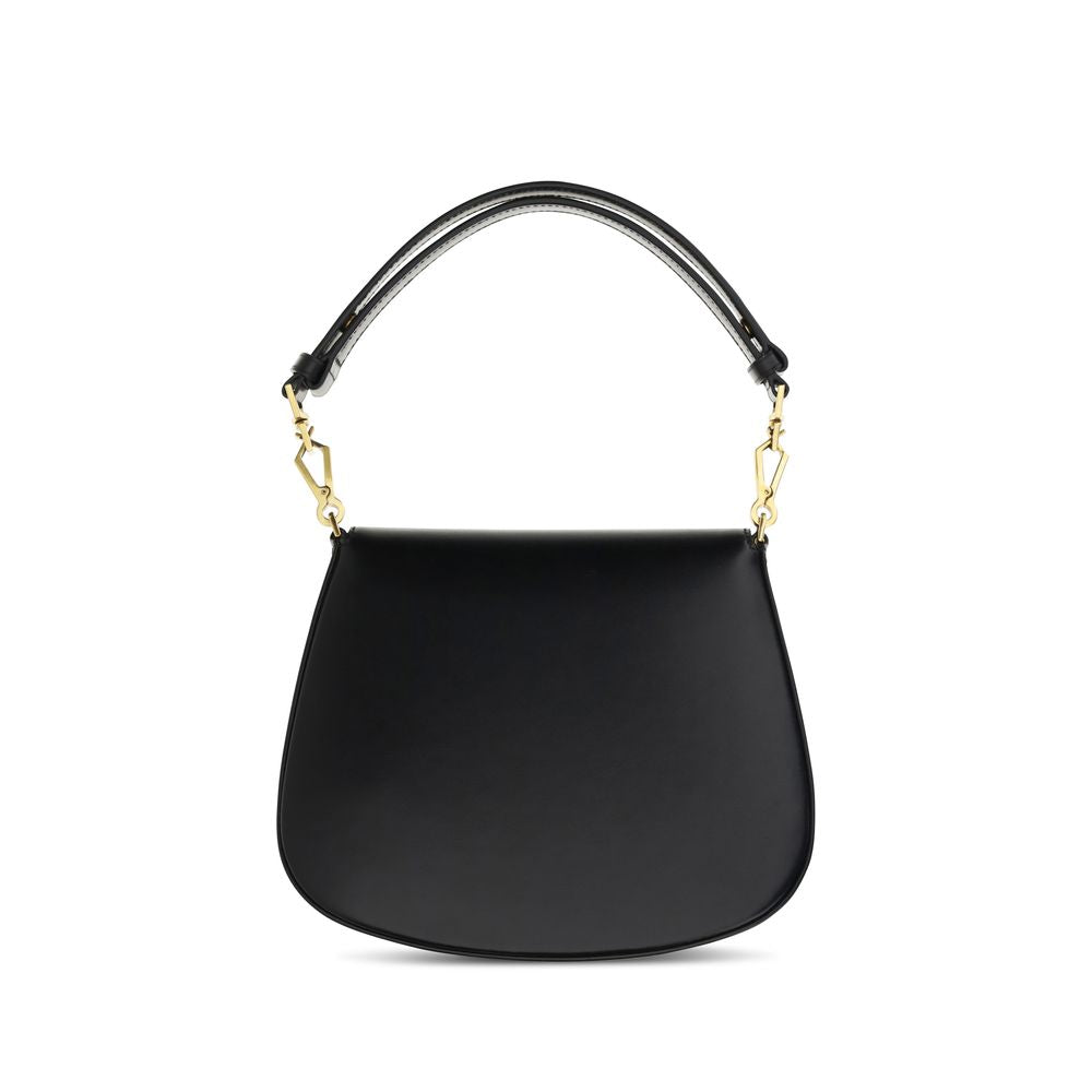 Saint Laurent Black Calf Leather Bos Taurus Handbag | Regal Royce