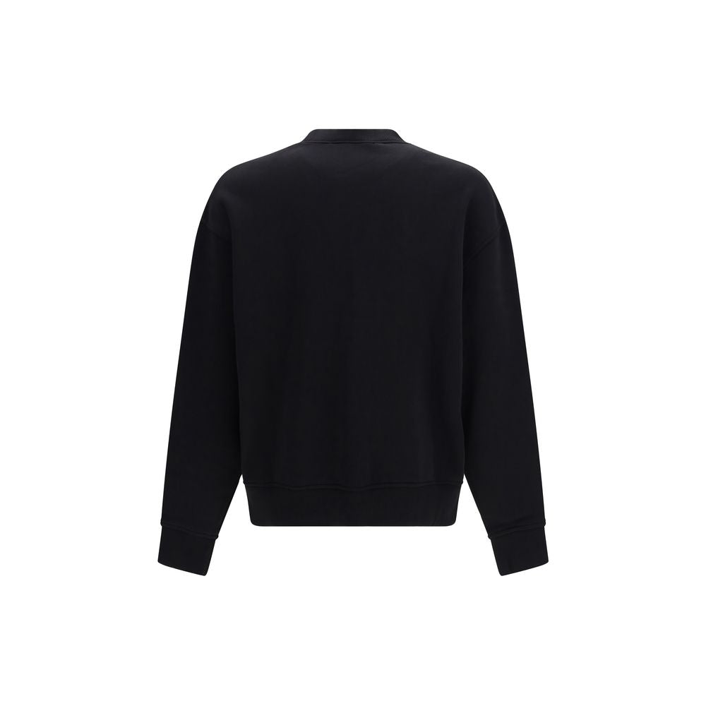 Palm Angels Black Cotton Sweatshirt | Regal Royce